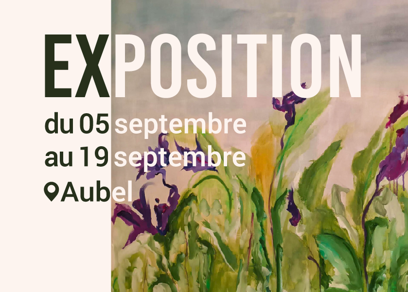 Affiche de l'exposition de Martin Lovenfosse : Des Hommes et des Fleurs
